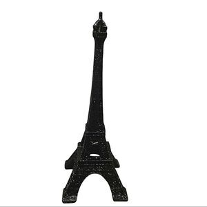 At Home Black Glitter Eiffel Tower Figurine